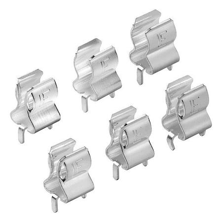 Littelfuse FuseClip, 1/4inDia, PCBThruHole, SilverPltd 122083