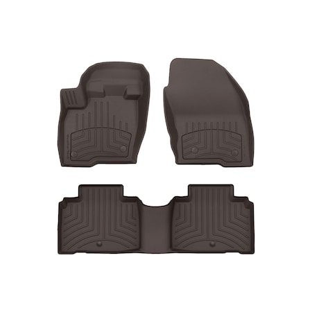 Weathertech Cocoa, Front and Rear FloorLiner HP 47845-1-2IM