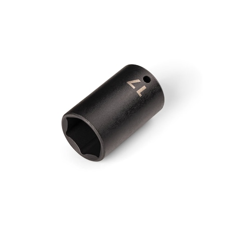 Tekton 1/4 Inch Drive x 17 mm Semi-Deep 6-Point Impact Socket SID04117