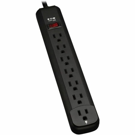 Eaton Tripp Lite Series Power It 7-Outlet Power Strip, 25 ft. 7.62 m Cord, Black Housing PS725B