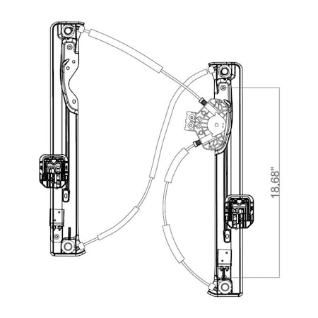 Tyc Power Window Motor And Regulator Assembly 660591