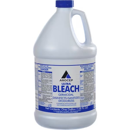 Zoro Select 1 gal Jug Arocep Ultra Bleach, Ready to Use