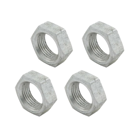 Allstar Performance 0.75 in. 16 Left Hand Aluminum Jam Nuts, 4PK ALL18283