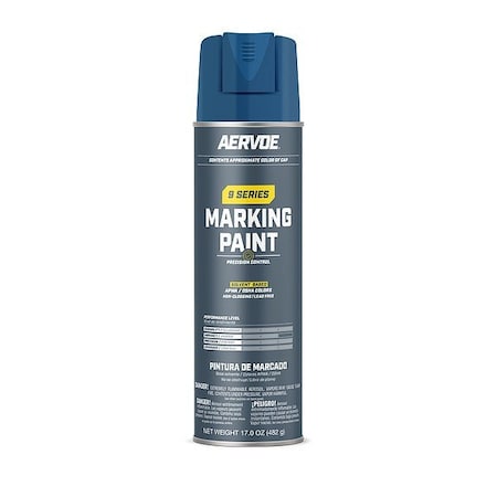 Seymour Of Sycamore Aervoe 9 Series Marking Paint (Solvent Based), Precaution Blue (17oz) 20-953
