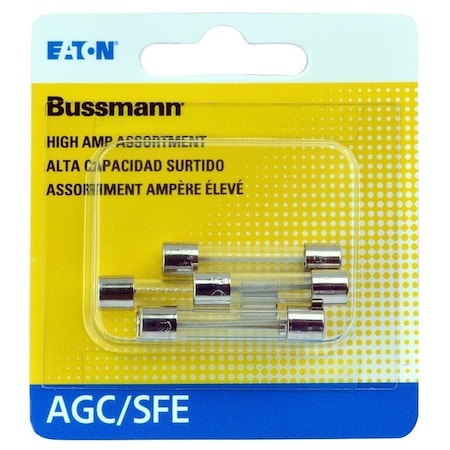 Eaton Bussmann BP/AGC-SFE-A5RP Fuse Assortment, AGC, 30 A BP/AGC-SFE-A5-RP