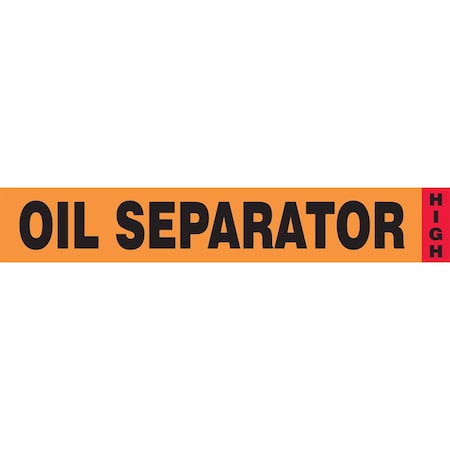 Accuform IIAR COMPONENT MARKER OIL SEPARATORHI RAC740