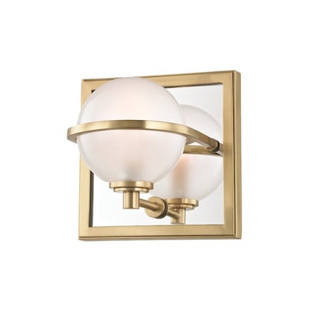 Hudson Valley Lighting Axiom 1 Light Bath And Vanity 6 In. Aged Brass 6441-AGB