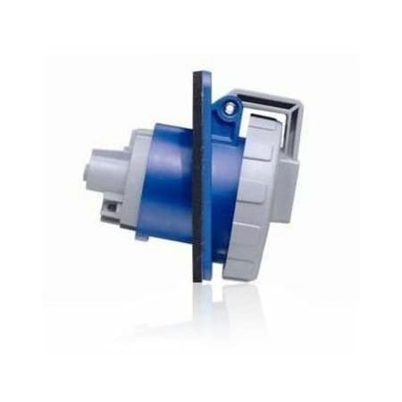 Leviton Industrial Grade Receptacle, Watertight, 20 Amp, 250 Volt 320R6W