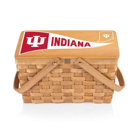 Picnic Time Family Of Brands NCAA Indiana Hoosiers Poppy Personal Picnic Basket 124-00-299-674-0