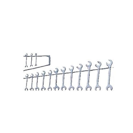 V-8 Tools AngleHeadComboWr 14pc Set SAE(214A) V8T214