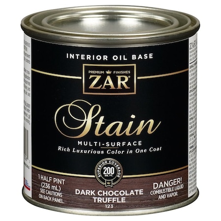 United Gilsonite ZAR STAIN 1/2 PT D ARK CHOCOLATE TRUFFEL IN 12306