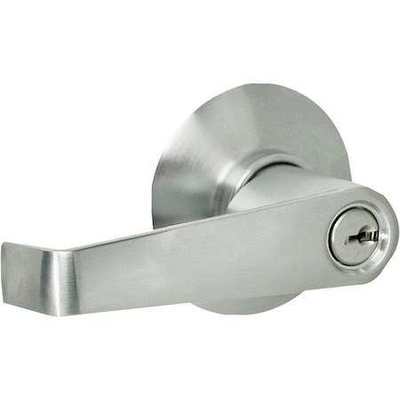 Schlage F80CSV ELA626 Entry Lockset, 2 Grade, Satin Chrome, 238 to 234 in Backset F80CSV ELA 626