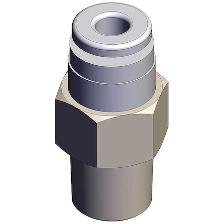 Smc Push-Fit Fitting, Straight KPH04-01
