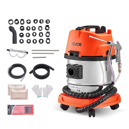 Vevor Walnut Blaster 13L 1200W Automotive Engine Carbon Cleaner with 23 Adapters JT-11R