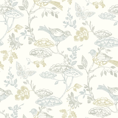 Chesapeake Malmo Multicolor Trail Wallpaper 3125-72318