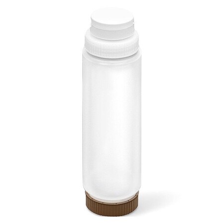 Vollrath Squeeze Bottle, Brown/Clear, Polyethylene 490242-130501
