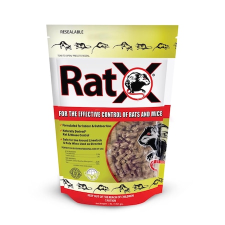 Ratx Non-Toxic Bait Pellets For Mice and Rats 3 lb 1 pk 620102