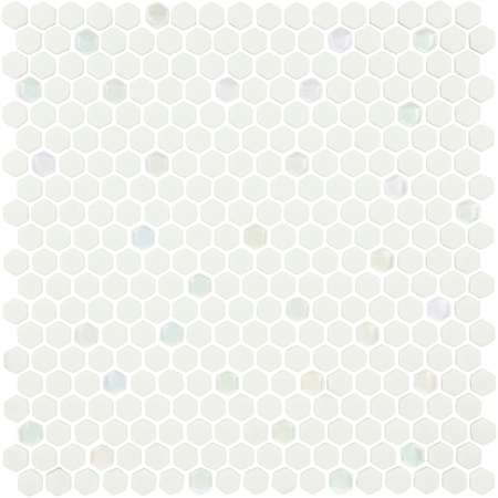 Daltile Starcastle 5/8'' Mini Hexagon Glass Wall and Floor Mosaic, 15PK SC75MINIHEXMSMT