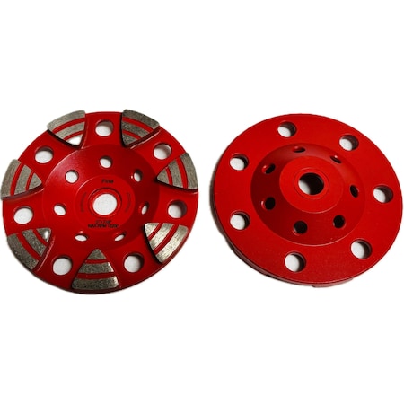 Vantage Product Triagle Segmented Cup Wheel, Concrete Cutting, 7', Fine TASEG5J7A3120