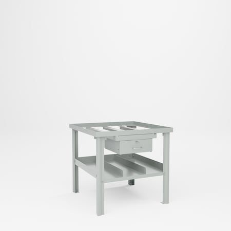 Pucel Gas Welding Bench with Drawer, 36 in W x 34 in D x 36 in H, Gray GW-3636-DR