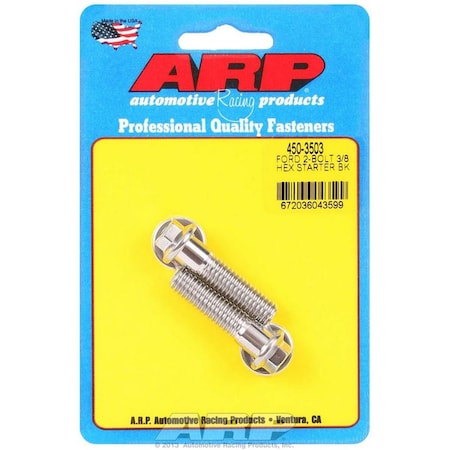 Arp 450-3503 Stainless Steel Hex Ford Starter Bolt Kit ARP450-3503