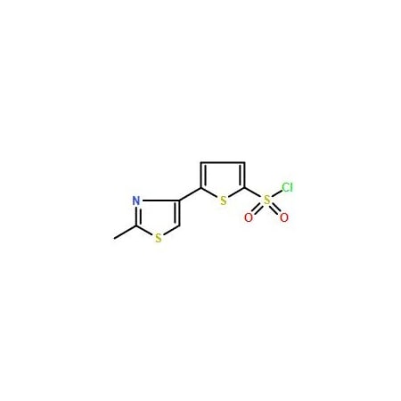 Ak Scientific 5-(2-Methyl-1, 3-thiazol-4-yl)thiophene-2-sulfonyl chloride (250mg), CAS 215434-25-6 Y8260-250mg