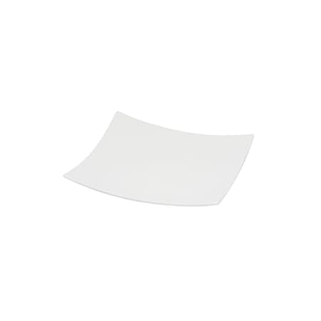 Homeroots White Six Piece Square Bone China Service For Six Salad Plate Set 483492