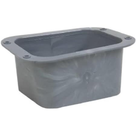 Amerimax Home Products 85051 2 x 3 in. Plastic Drop Outlet C Style 441865