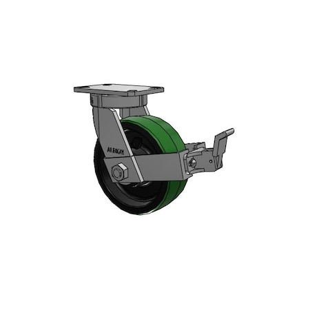 Albion Caster, Kingpinless, 8x3, 310PY08501SFBB 310PY08501SFBB