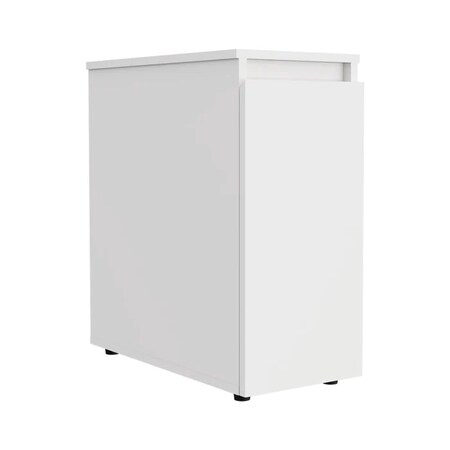 Homeroots 10" White Wood Freestanding Bathroom Vanity 473308