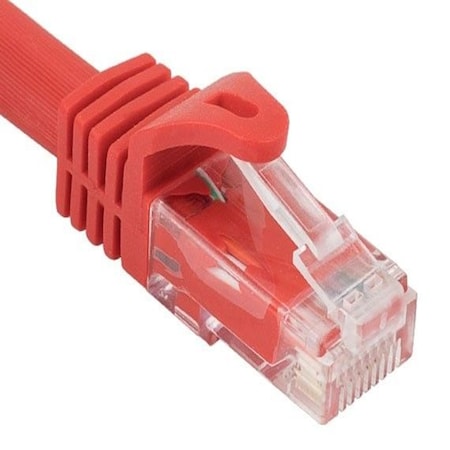 Sanoxy 100ft Cat6a 600 MHz UTP Snagless Ethernet Network Patch Cable, Red SNX-CBL-LDR-C6110-70HD