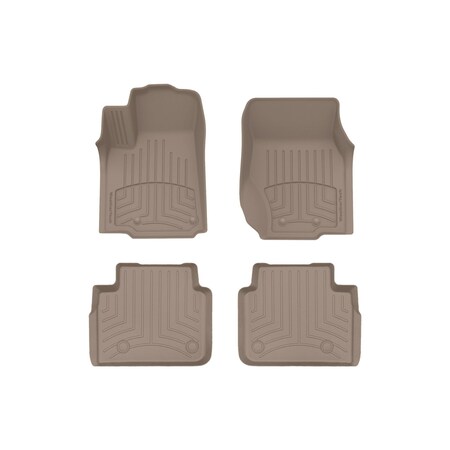 Weathertech Tan, Front and Rear FloorLiner HP 451696-1-2IM