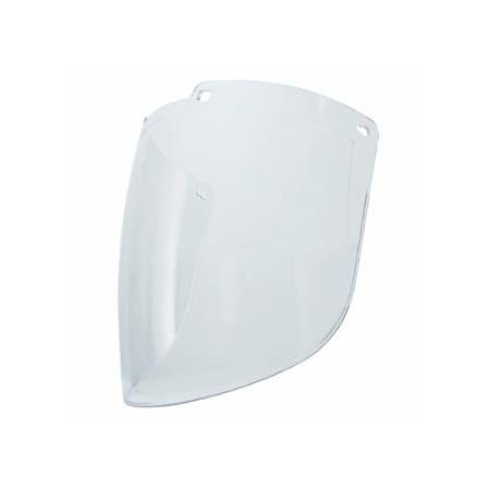 Uvex Turboshield, Visor, Anti-Fog, Clear, 9 in H x 15-7/8 in L 763-S9555