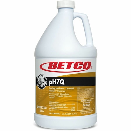 Betco Cleaners & Detergents, Bottle, Lemon Scent, 4 PK 3160400