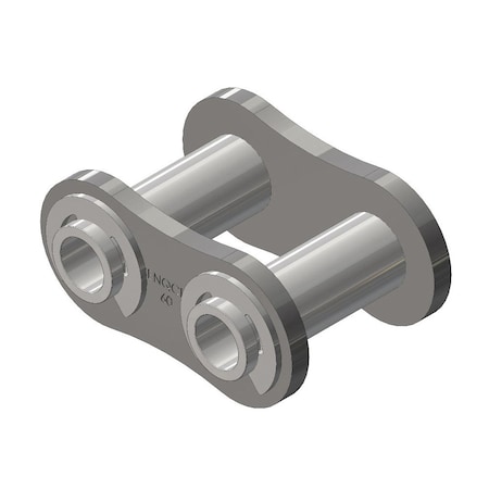 Senqcia 60HPCL Single Strand Hollow Pin Spg Clip Connecting Link, 60HP chain, .75P, .326 Pin S-60HPCL
