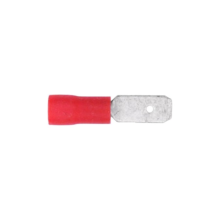 Auveco 3/16in Male Quick Connector Vinyl Insulated Term 22-18 Gauge, 25PK 17462