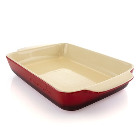 Crock-Pot Crock Pot Artisan 5.6 Quart Stoneware Bake Pan in Red 124399.01
