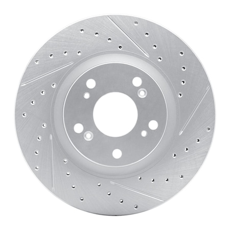 Dynamic Friction Co DFC Geoperformance Rotor - Drilled and Slotted 830-59045R
