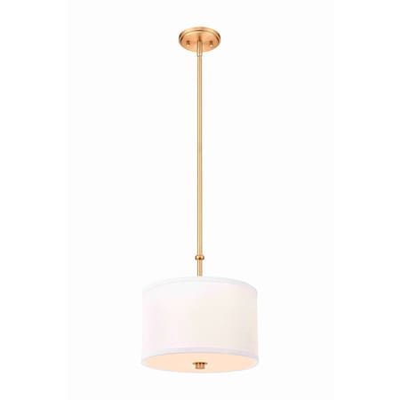 Z-Lite Linden Modern Gold 1 Light Pendant 1962P12-MGLD-LED