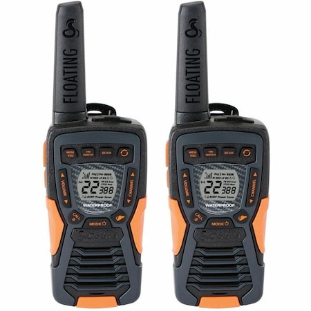Cobra Electronics Cobra Floating Waterproof Walkie Talkies ACXT1035R FLT