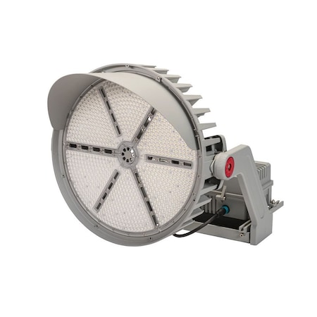 Keystone 750W LED Sports Light Flood, 5000K, 70 CRI, 30Â° Beam Angle, 120-277V Input, 0-10V Dimmable, Yoke Mo KT-SLFLED750-M1-30-YM-750-VDIM