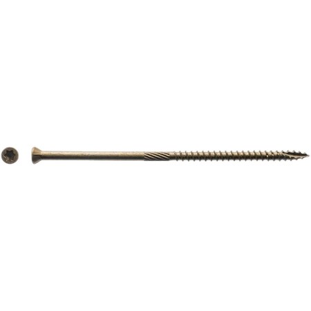 Big Timber No, 9 x 5'' Bronze Star Drive Trim Head Wood Screw, 1 Lb. 1THB95