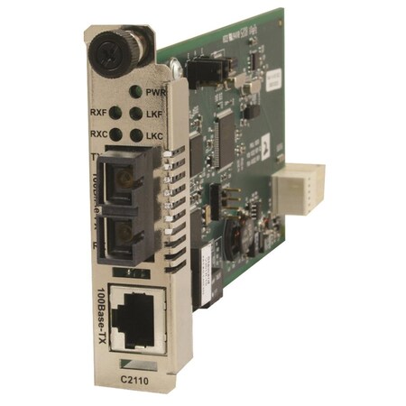 Transition Networks ION Fast Ethernet Media Converter Module 100Base-TX to 100Base-FX C2110-1039