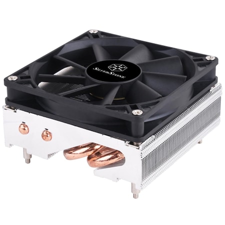 Silverstone 47 mm 95 watt Intel 115x CPU Cooler with 4 Heat Pipe Design AR11