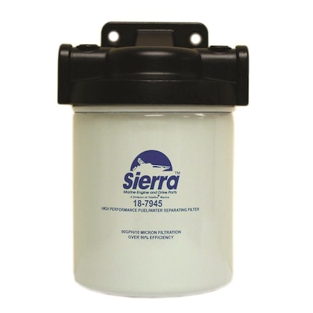Sierra International 18-7982-1 10 Micron Fuel Water Separator Kit - 14 in. Aluminum, Tall SR18.7982.1
