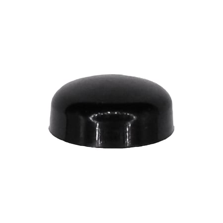 Auveco Pop-On Screw Cover - Black - Number 4, 50PK 13831