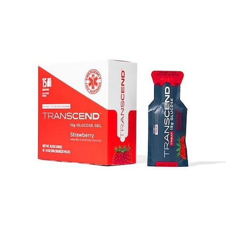 Transcend Glucose Supplement Gel Strawberry Flavor, 3PK 6531