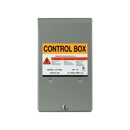 Star Water Systems Control Box, Submersible Well Pump, 3/4 HP 127197A