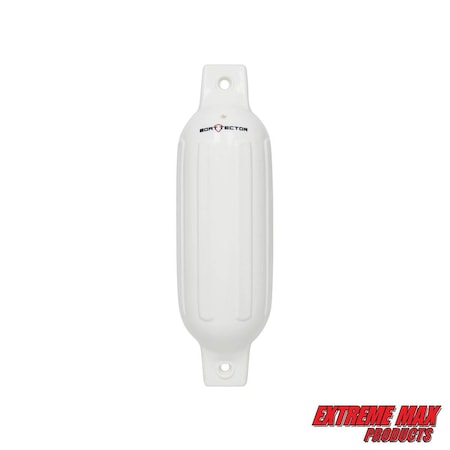 Extreme Max 3006.7279 BoatTector Inflatable Fender - 5.5" x 20", White 3006.7279