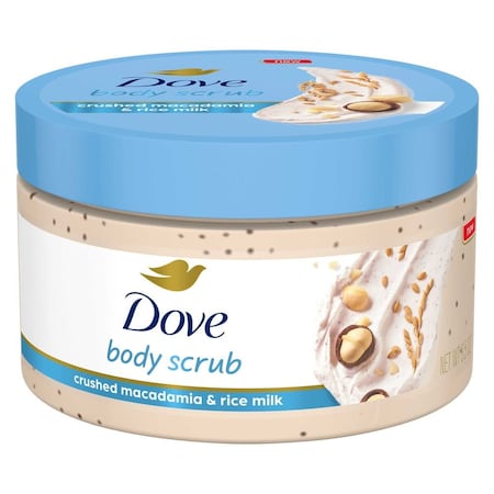 Dove Crushed Macadamia and Rice Milk Body Scrub, 3.5 Ounce, 12PK 69788483